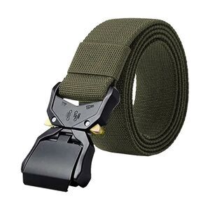 Duke Mens D555 Dale Heavy Duty Belt / Khaki Green